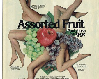Fruit of the loom pantyhose ads of 1979 Latin chubby milf
